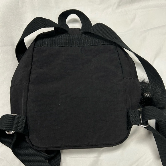 Kipling Marlee Nylon Backpack Black With Gorilla Charm - Picture 7 of 8
